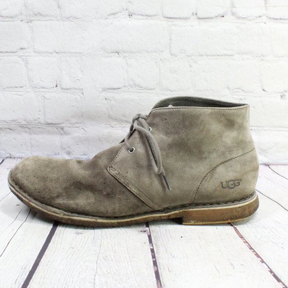 UGG Other - UGG Gray Suede Lace Up Chukka Boots Size 12